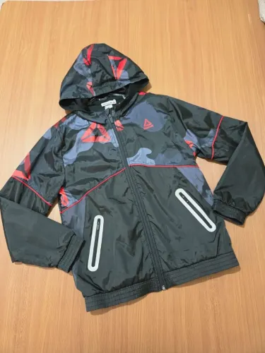Casaco Corta Vento Reebok 10 a 12 anos