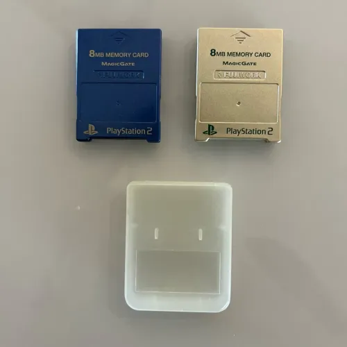 Kit 2 Memory card PS2 original fujiwork