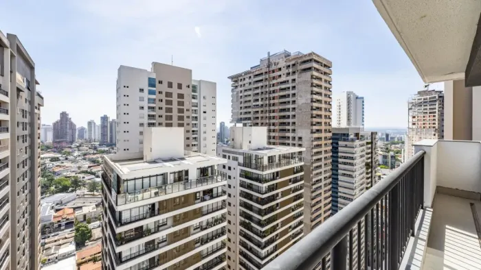Studio de 43m² com varanda balcão no 31º andar com vista incrível no Setor Maris