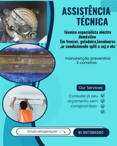 Assistência técnica de refrigeração 