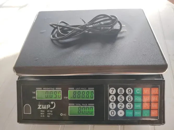 Balança digital 40Kg precisão 2 gramas