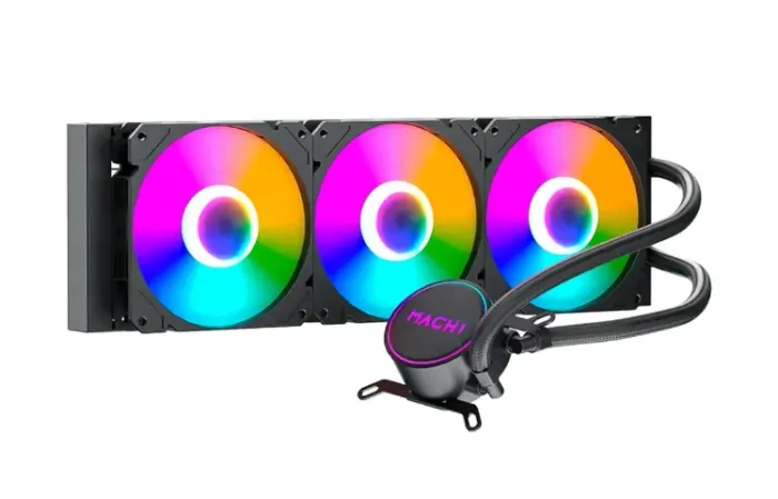 [LACRADO] Water Cooler MACH1 Logic, RGB, 360mm, AMD e Intel, Preto - GK360