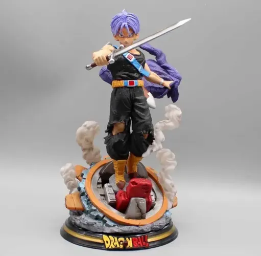 Action Figure Trunks Do Futuro 25cm - Dragon Ball Z Android - Novo Lacrado