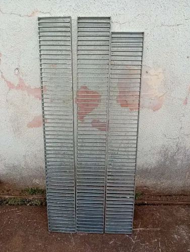 Grelha linear ralo de ferro fundido