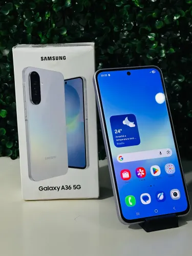 Celular Samsung a36 5g estado de novo completo