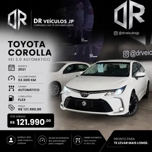Toyota Corolla XEI 2.0 Flex 16V Aut. 2021