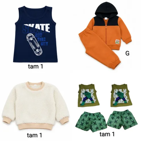 Lote roupas de bebê G tam 1 