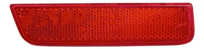 Lente Parachoque Traseiro Esquerdo Duster 2012 A 2020 Vermelho