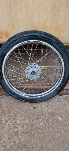 Roda DISCO Dianteira Raiada Honda Fan / Titan Aro 18