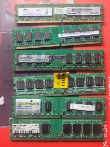 Lote memoria ram 2gb ddr2 pc