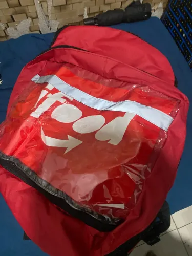 Capa Bag do entregador