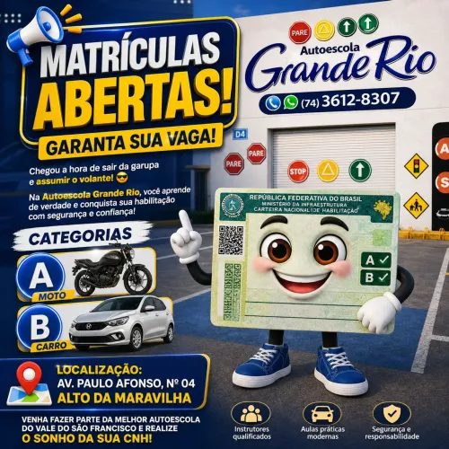 ? MATRÍCULAS ABERTAS - GARANTA SUA VAGA.VENHA GARANTIR SUA CNH
