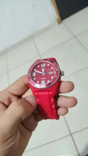Relógio masculino Adidas vermelho