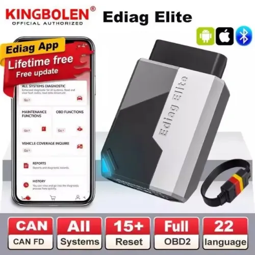 Super Promo Shopee! Scanner OBD2 Kingbolen EDIAG Elite - Atualização Vitalícia