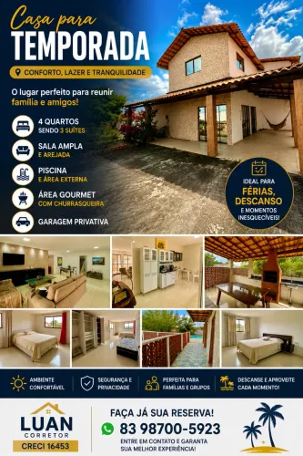 Casa por temporada no greenVille