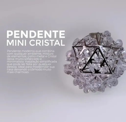 Pendente Mini Cristal 