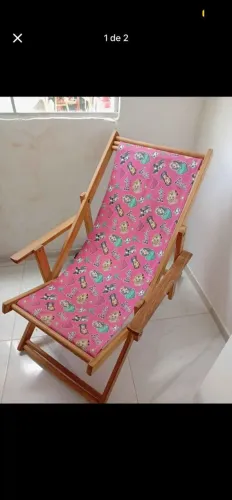 Cadeira espreguiçadeira,semi nova. <br>250