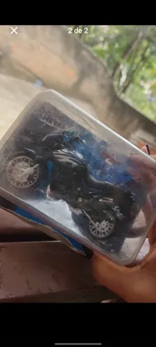 Miniatura Moto Tiger Azul Metal - Maisto
