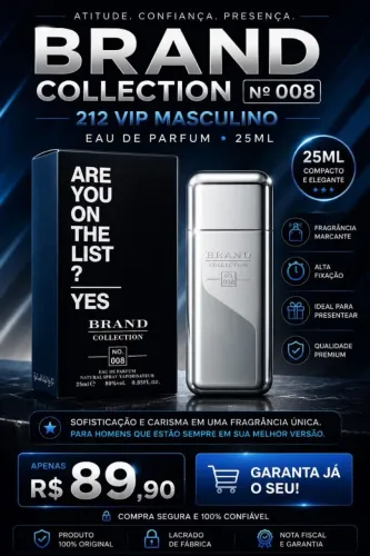 Perfume Masculino - Brand Collection N° 008