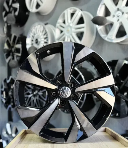 Rodas Nivus aro 17 5x100 + 225/45R17 Dunlop - R$ 5.590,00