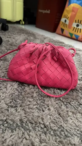 Bolsa bottega rosa
