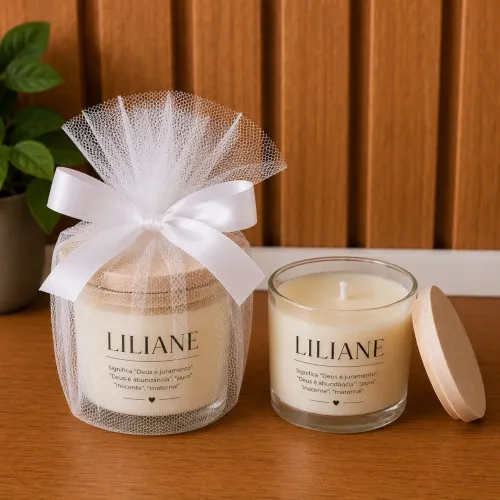 Vela aromática personalizada