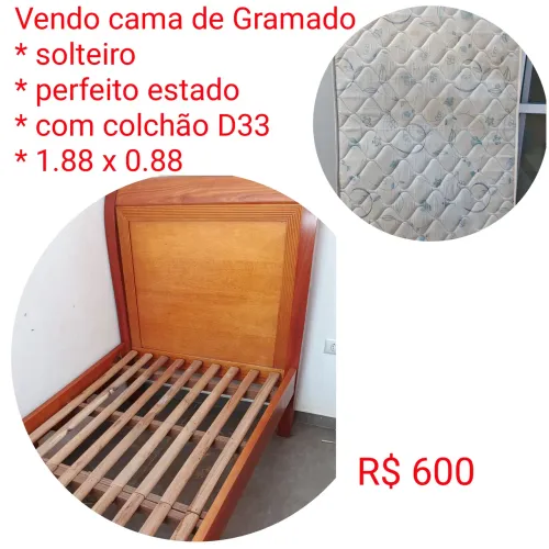 Cama Gramado Solteiro 