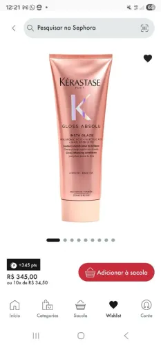 Condicionador kerastase NOVO LACRADO