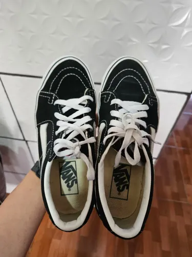 Vans Sk8 low black true white<br><br>