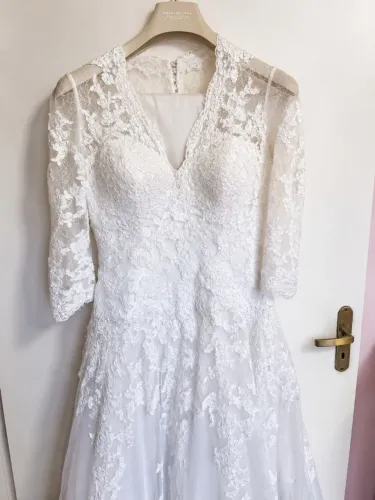 Vestido de noiva longo branco