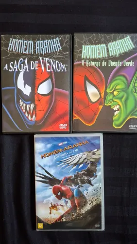 DVDs Desenho e filme Homem-Aranha 