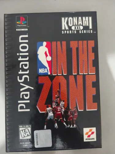 NBA in the zone PS1 original long box 