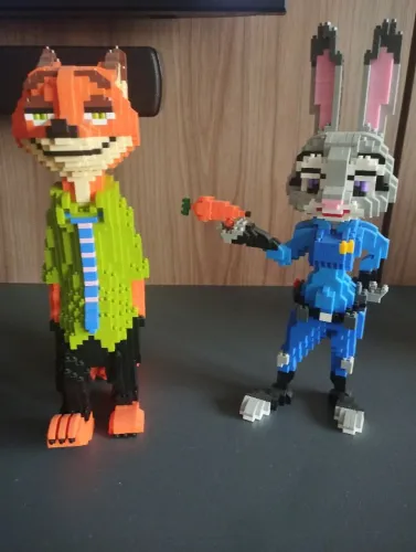 Bloco de montar Zootopia 