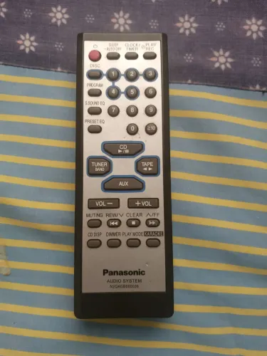Controle Remoto Mini System Panasonic Sa-Ak 110
