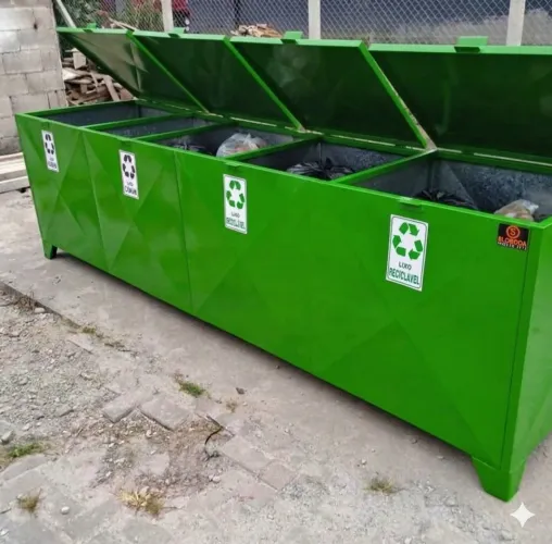 Lixeira grande capacidade 3700lts