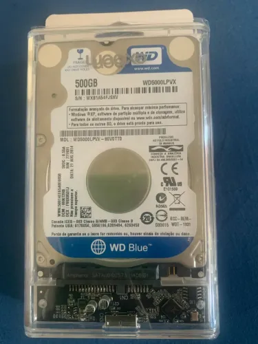 Hd Externo 500GB + Case Externo