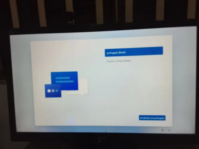 Monitor, fone hedset e mouse