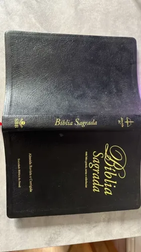 Bíblia Sagrada Almeida Revista E Corrigida- Sbb - 1995 Letra Gigante