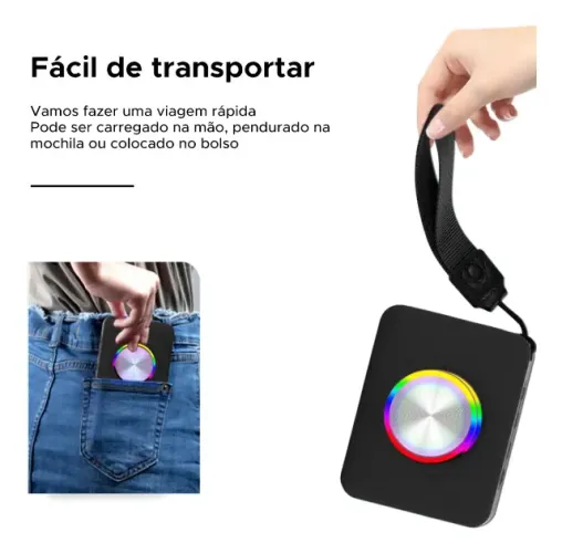 Caixa De Som Bluetooth À Prova D'água Ipx7 900mah