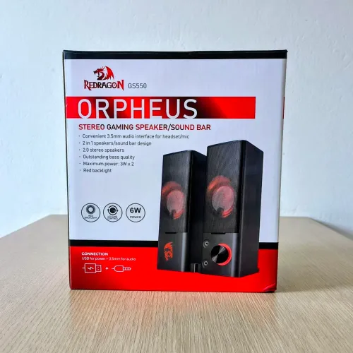 Caixa de som soundbar gamer Redragon Orpheus GS550