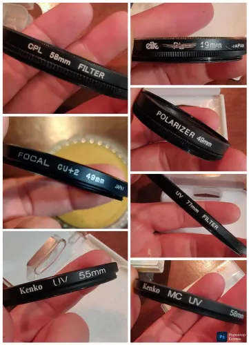 Filtro, polarizador e para sol para lentes