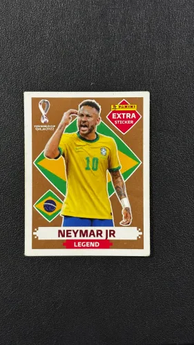 Figurinha Legend Bronze Neymar Jr (Brasil) 2022 - Rara - Perfeito Estado