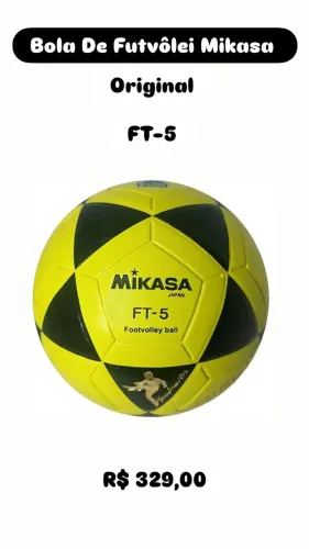 Bola De Futvôlei | Mikasa FT-5 | Pronta Entrega João Pessoa