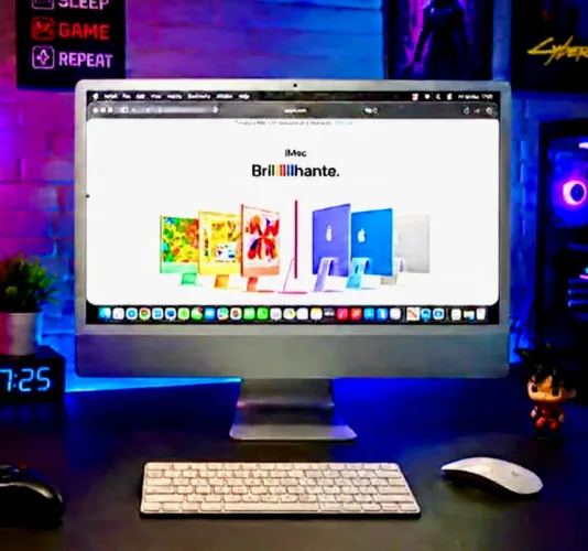 Apple iMac M3 Silver - Impecável na Caixa