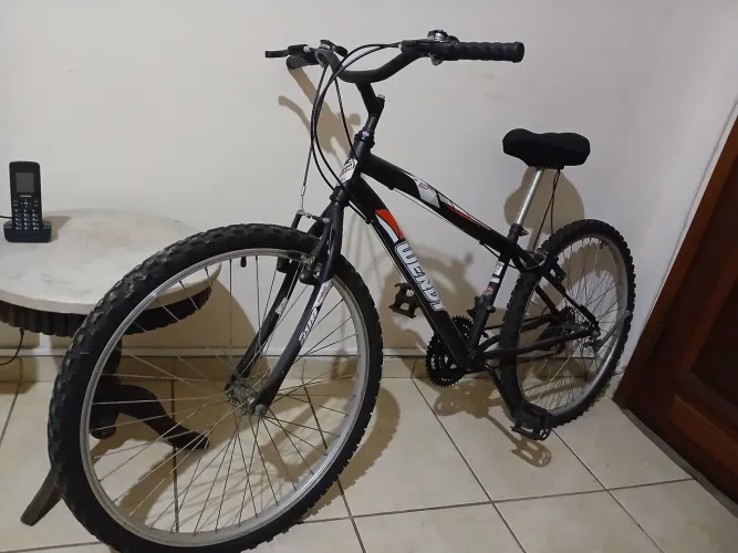 Bicicleta com marcha