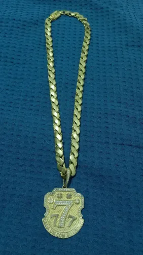 Corrente moeda antiga 