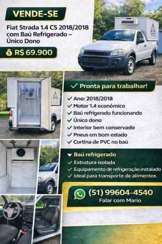 Fiat Strada Working 1.4 MPI Fire Flex 8V CS 2018