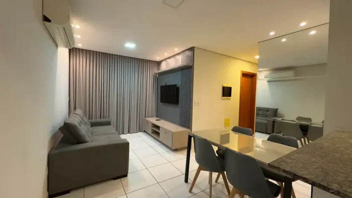 ALUGO APARTAMENTO MOBILIADO | 2 QUARTOS | REGIÃO GOIABEIRAS | 2 VAGAS - Jardim Mariana - C