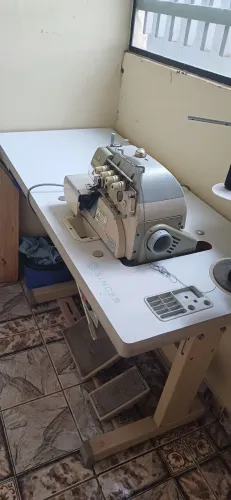 Overlock singer ponto cadeia indústrial