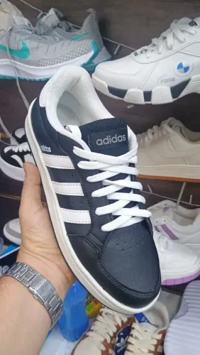 TÊNIS ADIDAS PRETO E BRANCO UNISSEX GENÉRICO TAMANHOS 34 AO 40
